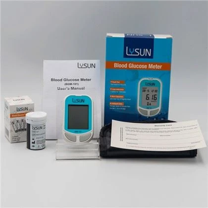 Prova de nivell de sucre per a la diabetis Lysun Monitor de glucosa en sang d'ús domèstic
