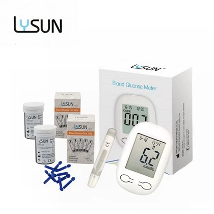 BGM-102 Prova de sucre en sang CE Medidor de glucosa en sang portàtil de codi barat