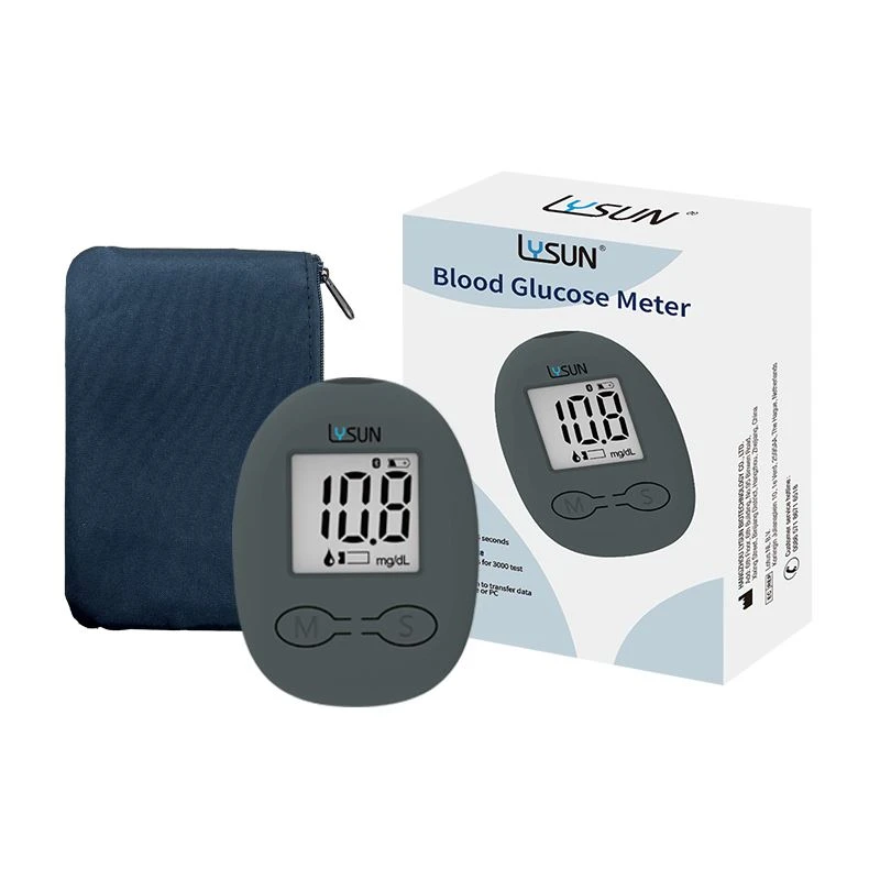Mesurador de glucosa en sang Hangzhou Lysun amb monitor de prova de sucre Bluetooth per a la diabetis