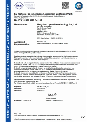 Lysun ha obtingut el primer certificat IVDR pel que fa als lípids en sang