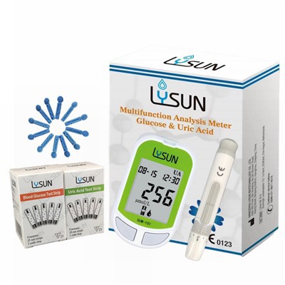 Lysun Glucosa sucre en sang àcid àcid àcid de prova multi-monitota