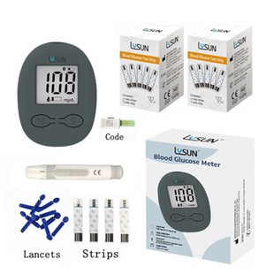 Màquina de prova de sucre de control Bluetooth Lysun Mesurador d'anàlisi de glucosa en sang