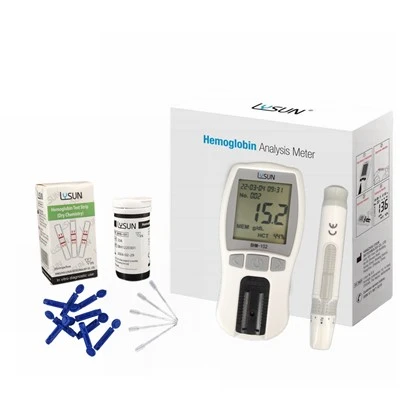 Màquina professional de mesurador de prova de l'analitzador d'hemoglobina aprovat POCT CE amb tires de prova
